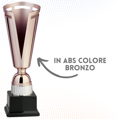 Coppa da 30 cm in ABS colore bronzo | Cod. 8.633