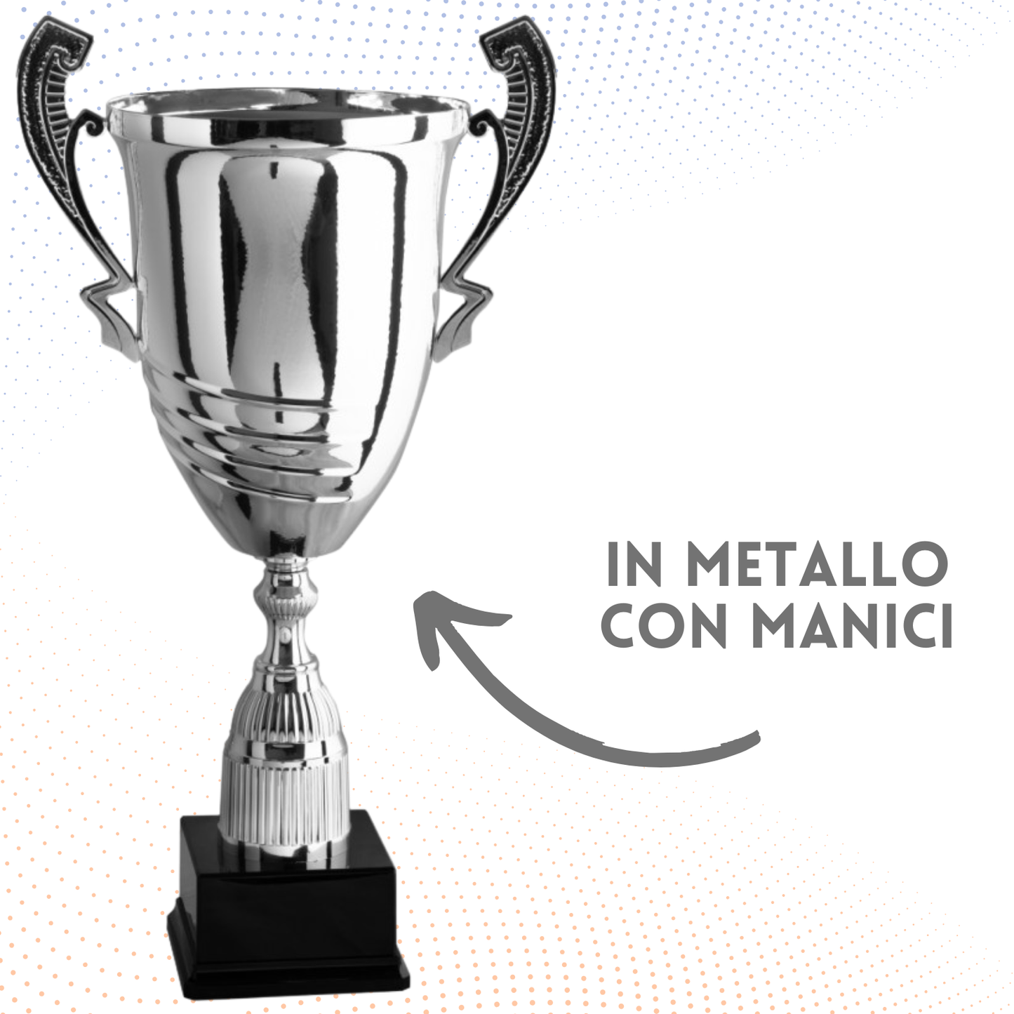 Tris di premiazioni personalizzate con manici 70 - 65 - 57 cm | Cod. 1.101-T