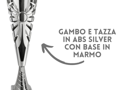 Set completo 6 pezzi premiazioni calcistiche gran risparmio | Cod. Marte 2
