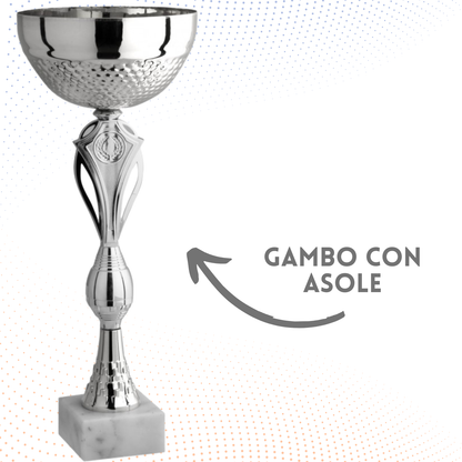 Coppa da 38 cm con base in marmo | Cod. 10.053S