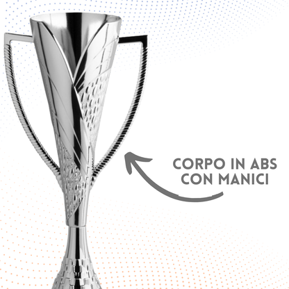 Coppa da 36 cm in ABS con base in marmo | Cod. 12.281