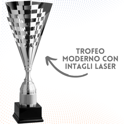 Trofeo in metallo da 55 cm, peso da 1,9 Kg | Cod. 2.572