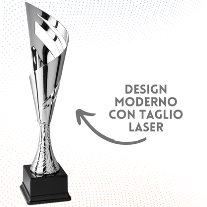 Trofeo in metallo da 45 cm, peso da 0,7 Kg | Cod. 4.393