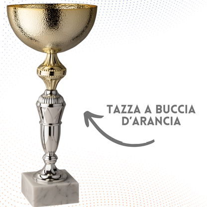 Coppa da 38 cm con base in marmo | Cod. 11.131G