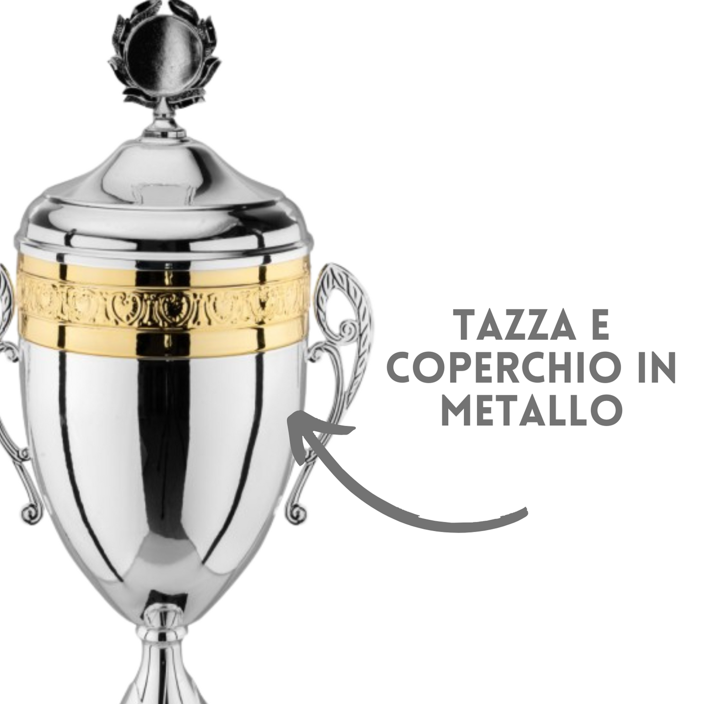 Coppa trofeo con coperchio da 71 cm | Cod. 2.122