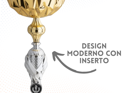 Coppa da 35 cm con base in marmo | Cod. 11.003G