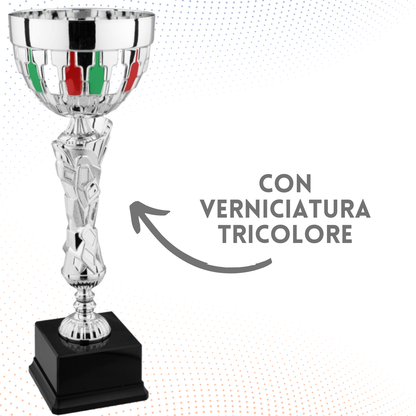 Coppa da 44 cm con verniciatura tricolore | Cod. 8.672
