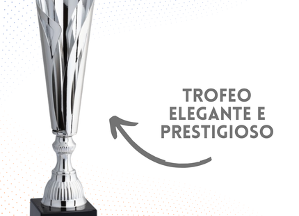 Trofeo in metallo da 49 cm, peso da 1,1 Kg | Cod. 4.103