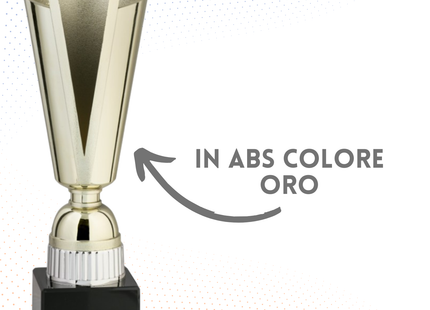Coppa da 30 cm in ABS colore oro | Cod. 8.631