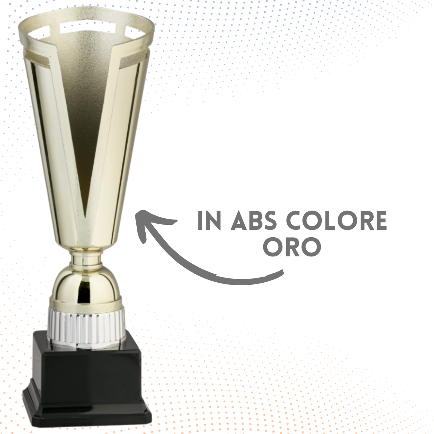 Coppa da 30 cm in ABS colore oro | Cod. 8.631