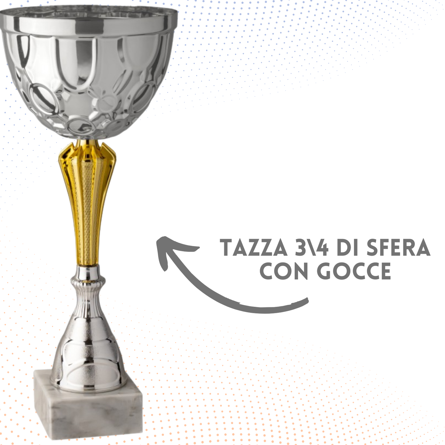 Set 4 Coppe da 43 - 39 - 36 - 32 cm | Cod. 9.229S