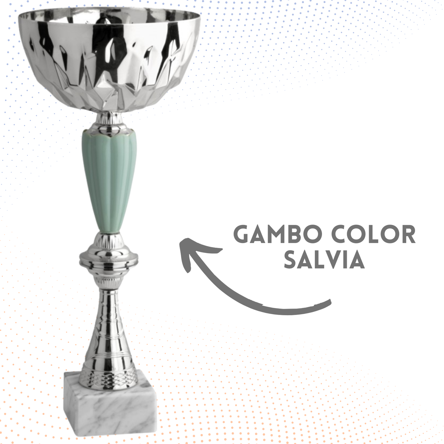 Coppa da 32 cm con base in marmo | Cod. 11.034S