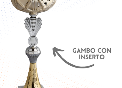 Coppa da 26 cm con base in marmo | Cod. 12.033G