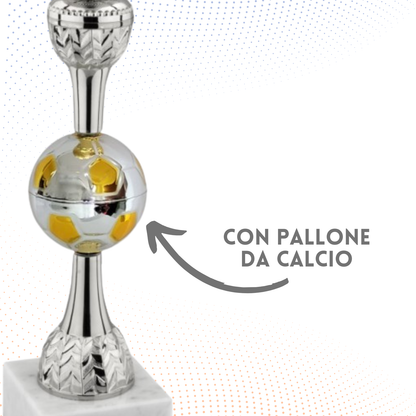 Set 4 Coppe da 44 - 40 - 36 - 32 cm per Calcio | Cod. 9.049SC