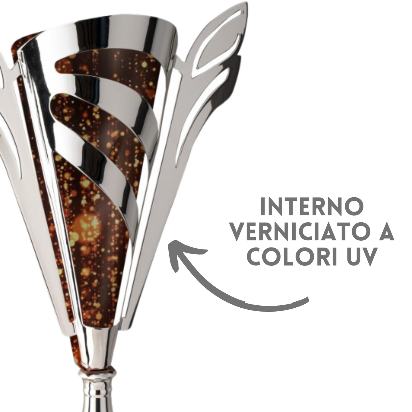 Coppa trofeo con verniciatura interna 49 cm | Cod. 1.222