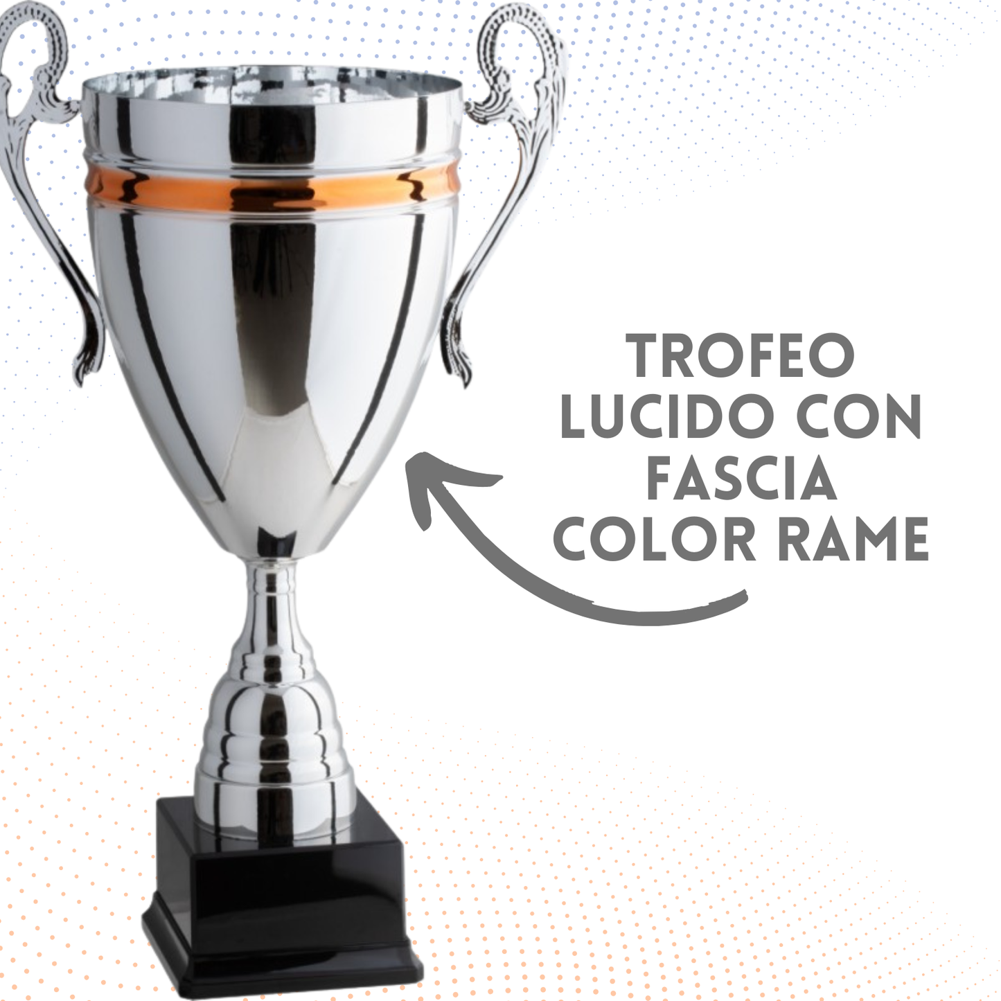 Trofeo con manici da 38 cm, peso da 1 Kg | Cod. 1.264