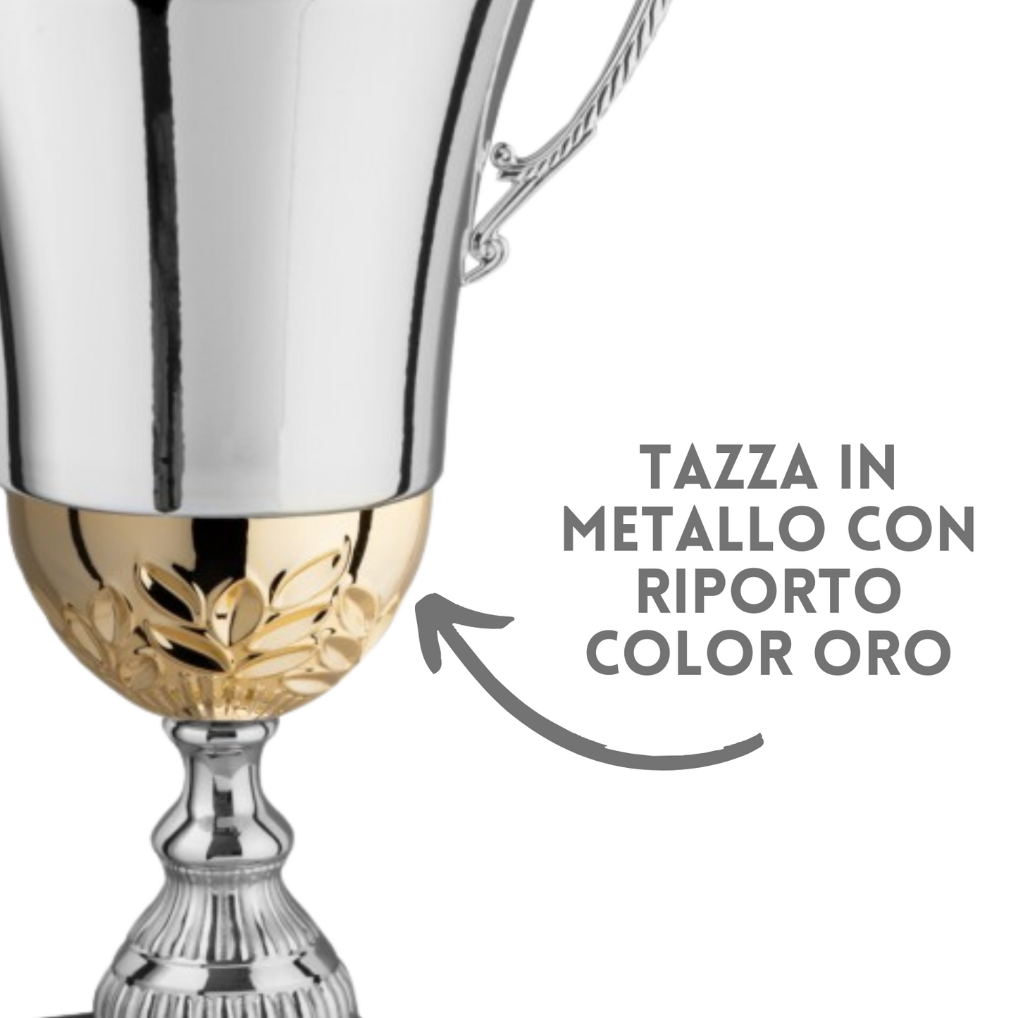 Set 6 premiazioni da 558 a 32 cm in metallo | Cod. 2.499