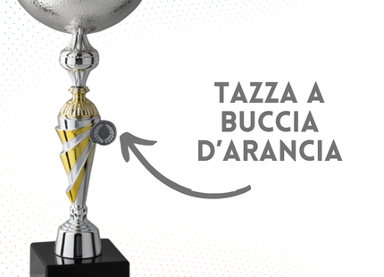 Coppa da 39 cm silver con tazza in metallo | Cod. 9.192S