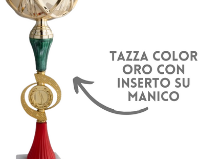 Set 4 premiazioni da 40 - 37 - 35 - 33 cm | Cod. 12.029G