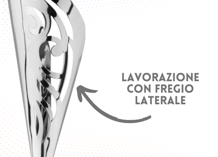 Trofeo in metallo da 40 cm con fregio | Cod. 6.533