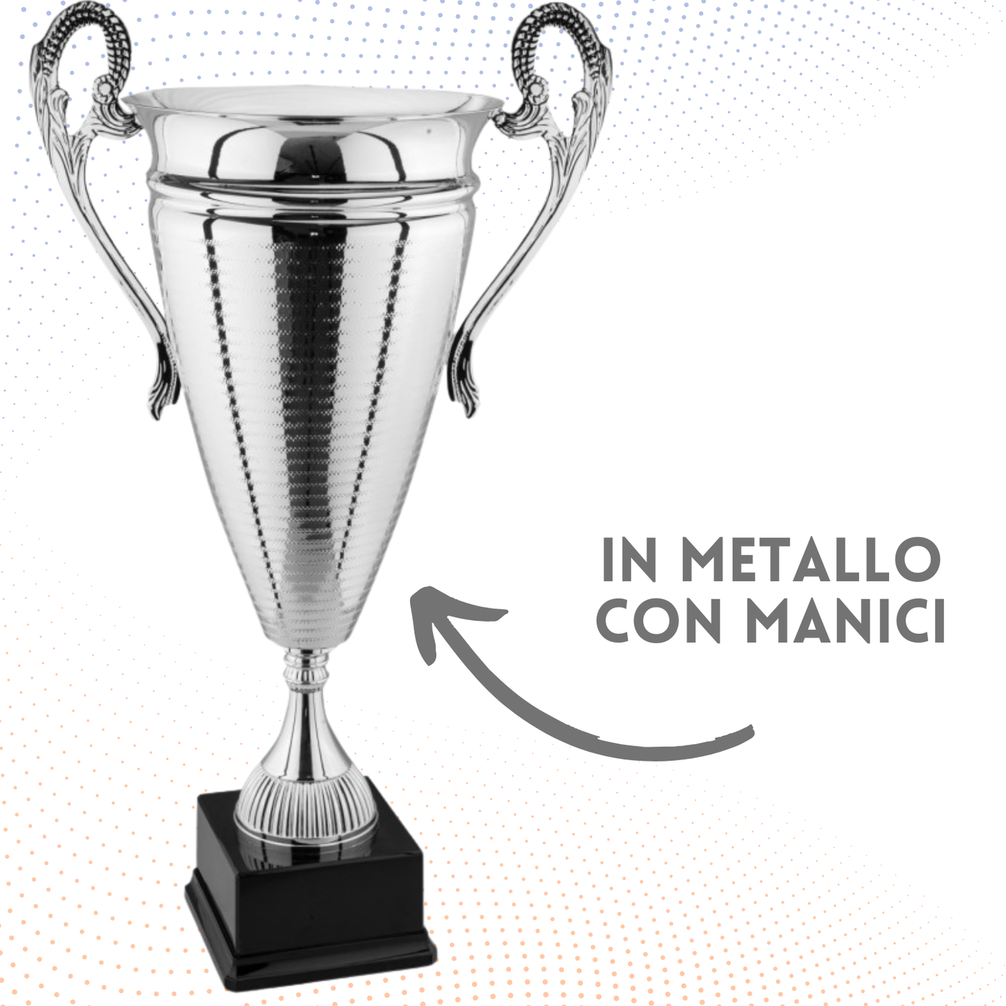 Tris di premiazioni personalizzate con manici 72 - 66 - 61 cm | Cod. 1.069