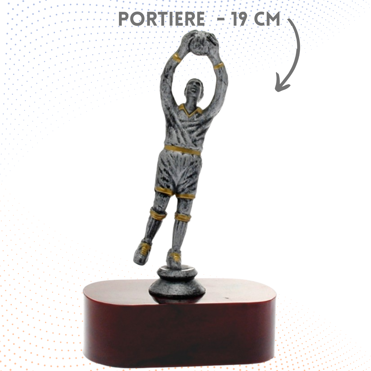 Set completo 6 pezzi premiazioni calcistiche gran risparmio | Cod. Saturno