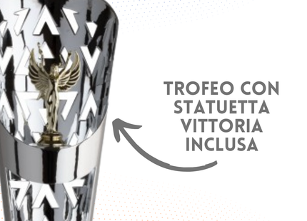 Tris di trofei personalizzati 56 - 51 - 49 cm | Cod. 4.079