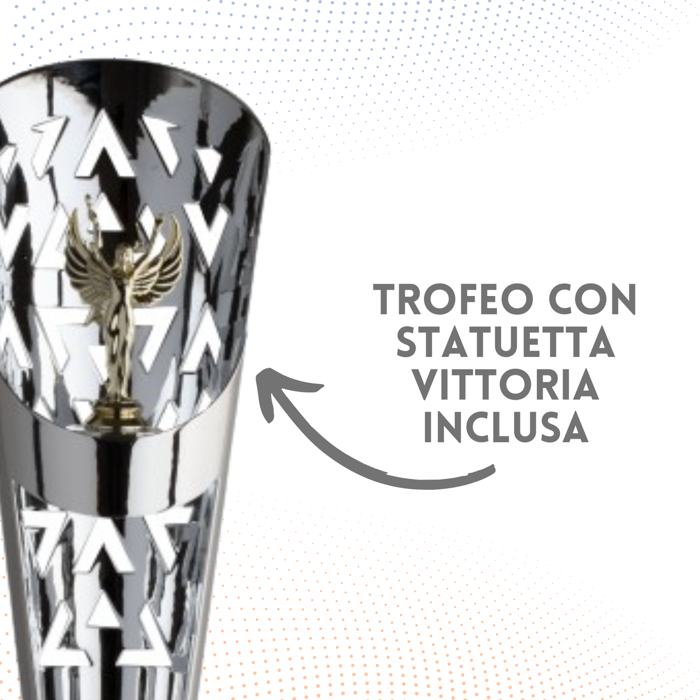 Tris di trofei personalizzati 56 - 51 - 49 cm | Cod. 4.079
