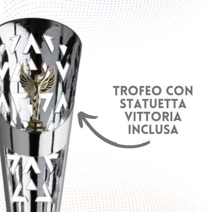 Tris di trofei personalizzati 56 - 51 - 49 cm | Cod. 4.079