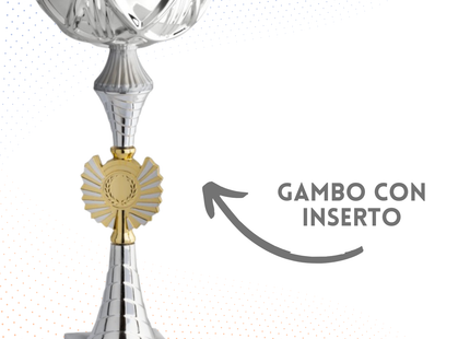 Coppa da 30 cm con base in marmo | Cod. 12.013S