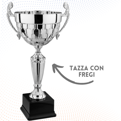 Trofeo in metallo da 43 cm con manici | Cod. 7.561
