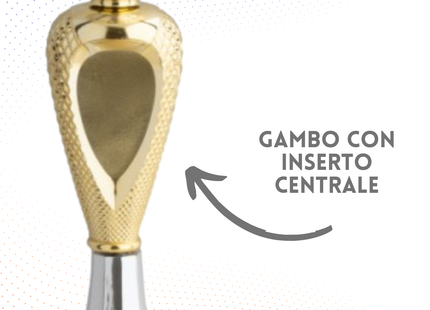 Coppa da 33 cm con base in marmo | Cod. 12.052G