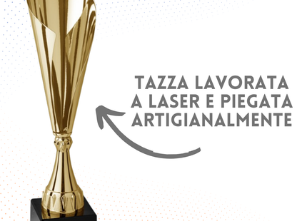 Trofeo in metallo da 47 cm colore gold | Cod. 4.481