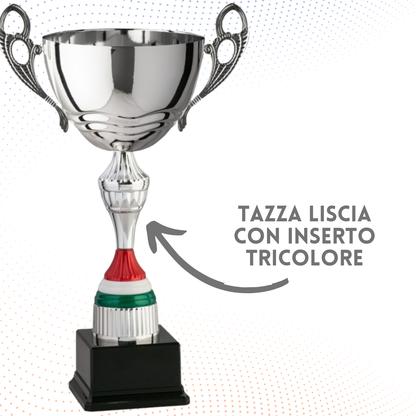 Trofeo in metallo da 40 cm con manici | Cod. 7.542
