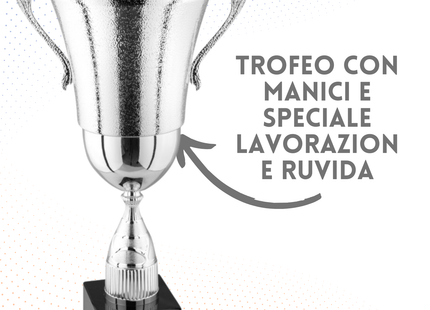 Tris di premiazioni personalizzate con manici 47 - 41 - 37 cm | Cod. 2.141P