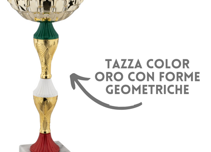 Tris di premiazioni personalizzate 30 - 27 - 24 cm | Cod. 12.941G