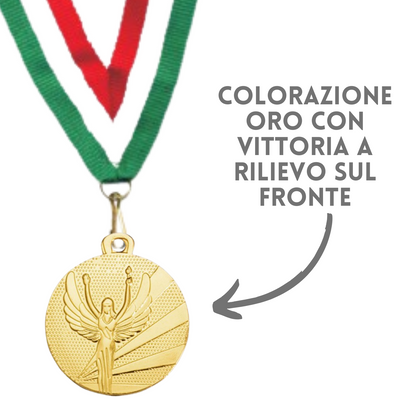Medaglie personalizzate 32 mm oro | Cod. 23.003.66G