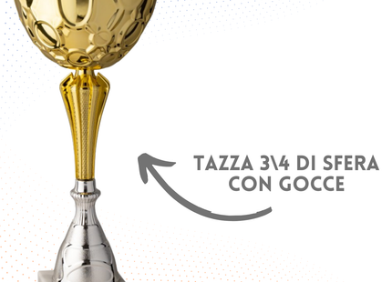 Coppa da 36 cm con base in marmo | Cod. 9.223G