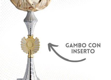 Coppa da 33 cm con base in marmo | Cod. 12.012G