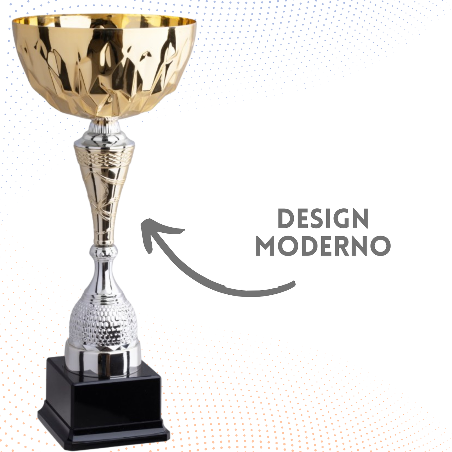 Coppa da 34 cm gold con tazza in metallo | Cod. 9.053G