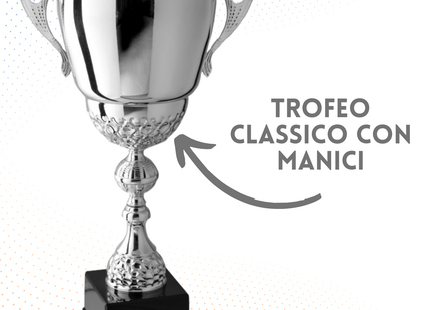 Tris di trofei personalizzati con manici 54 - 48 - 45 cm | Cod. 2.501T