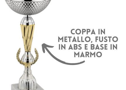 Tris di premiazioni personalizzate 40 - 37 - 35 cm | Cod. 11.509T