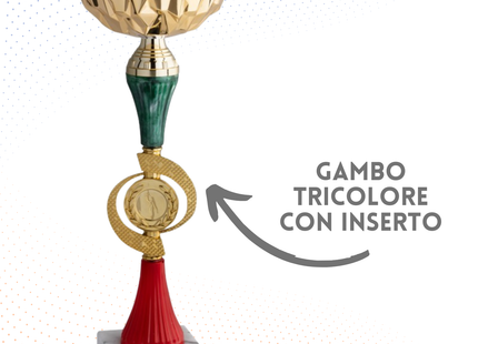 Coppa da 35 cm con base in marmo | Cod. 12.023G