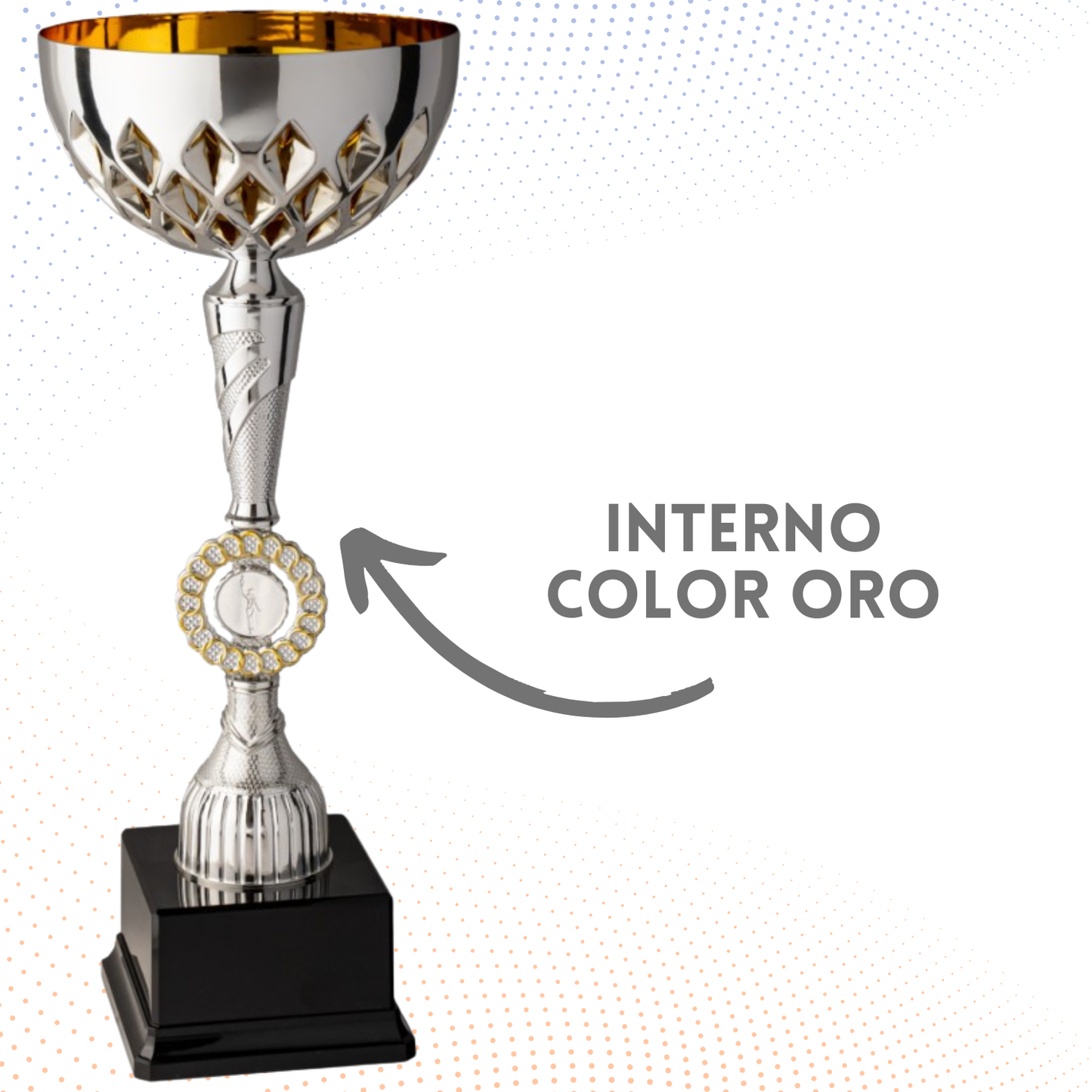 Coppa da 44 cm con inserto vittoria | Cod. 8.141