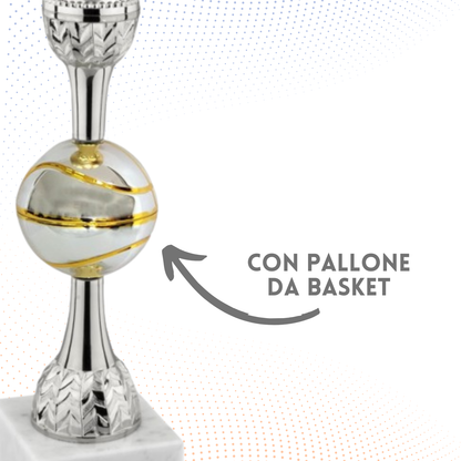 Set 4 Coppe da 44 - 40 - 36 - 32 cm per Basket | Cod. 9.049SB