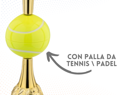 Set 4 Coppe da 44 - 40 - 36 - 32 cm per Calcio | Cod. 9.049GT
