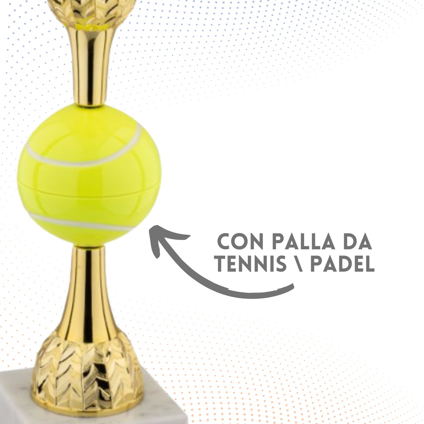 Set 4 Coppe da 44 - 40 - 36 - 32 cm per Calcio | Cod. 9.049GT