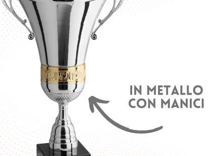 Tris di premiazioni personalizzate con manici 62 - 55 - 50 cm | Cod. 1.092-T