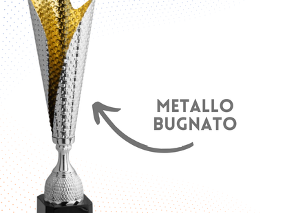Trofeo in metallo da 49 cm, peso da 1 Kg | Cod. 4.531