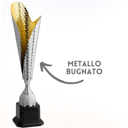 Trofeo in metallo da 49 cm, peso da 1 Kg | Cod. 4.531